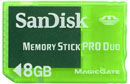 Sandisk Gaming Memory Stick PRO Duo 8GB (SDMSG-8192-E11)